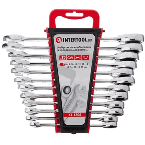 Набір ключів комбінованих Intertool XT-1305