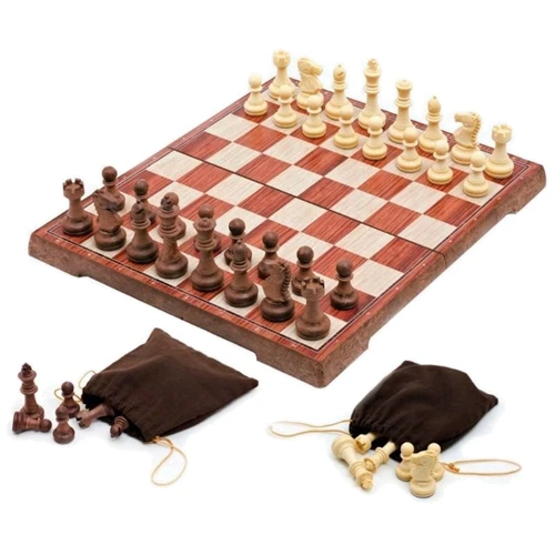 Магнитные шахматы под дерево UB Chess magnetic wood-plastic 36x31 см (3520L): Производитель UB