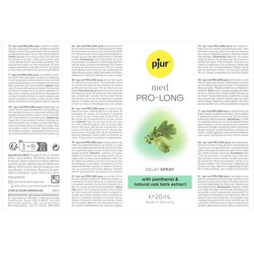 Спрей для продления полового акта Pjur Med Pro-Long Spray, 20 мл