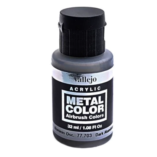 Краска Vallejo акриловая Metal Color темный алюминий 32 мл (VLJ77703): Производитель Vallejo