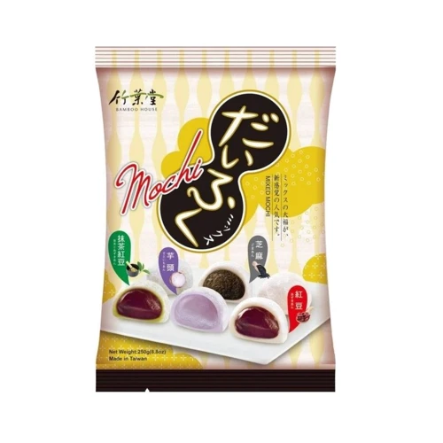 Десерт рисовый Bamboo House Mochi Микс вкусов 250 г (4710623830828)