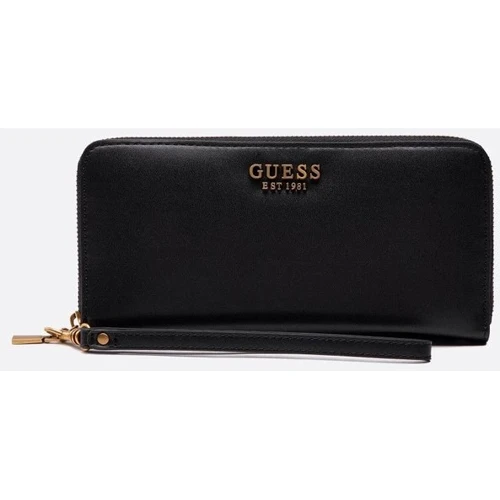 Жіночий гаманець GUESS LAUREL SLG LARGE ZIP AROUND чорний (SWVB8500460-BLA)
