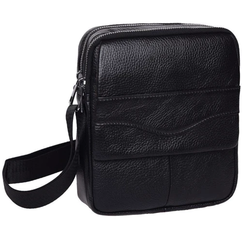 Мужская сумка через плечо Keizer черная (K15206-black)