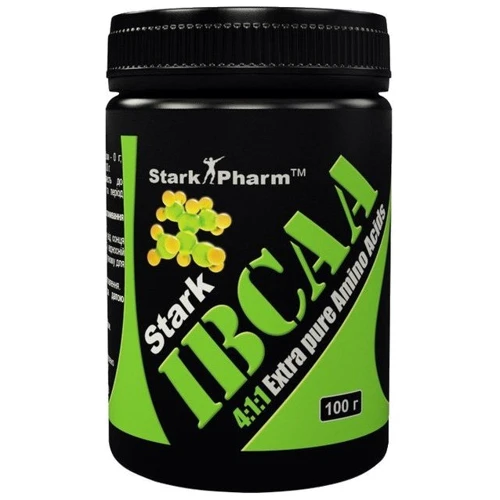 Аминокислота для спорта Stark Pharm IBCAA 8:1:1 & B6 Powder 100 g /20 servings/ Pure