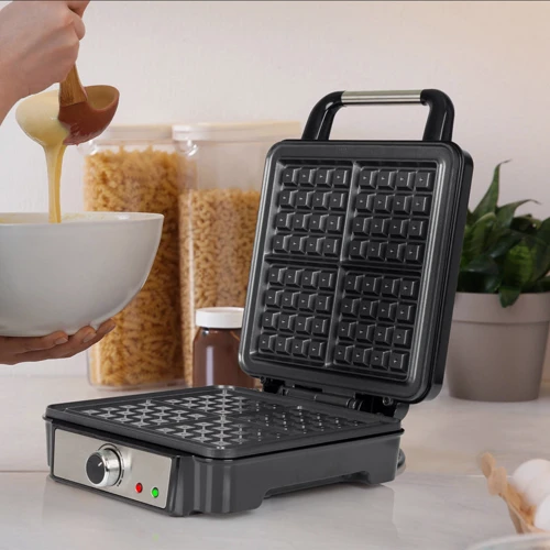 Вафельница Profi Cook PC-WA 1241: Материал корпуса нержавеюшая сталь, пластик