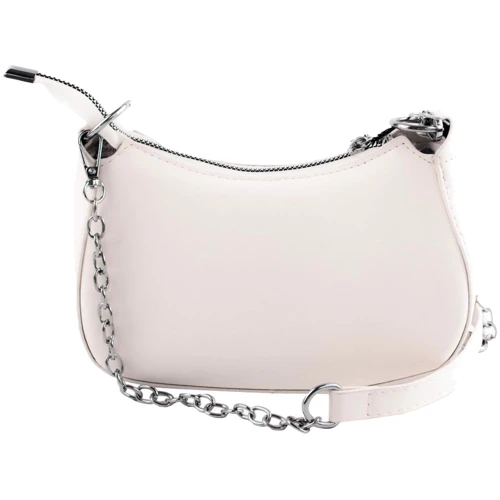 Жіноча сумка хобо Valiria Fashion біла (5DETAA9200-white): Тип ручки Со съемным ремнем, Плечевой ремень, На цепочке, Без ручки