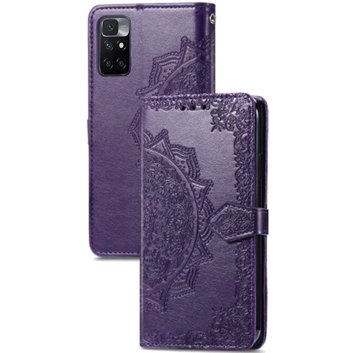 

Mobile Case Book Cover Art Leather Violet for Xiaomi Redmi Note 11 4G / Redmi 10