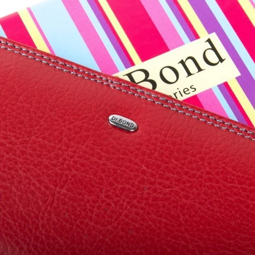 Женский кошелек Dr. Bond Rainbow красный (WRN-22 red): Пол Женский