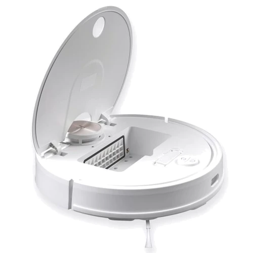 Робот уборщик Xiaomi Viomi SE Vacuum Cleaner White (V-RVCLM21A): Дополнительно Тонкий, Таймер, Построение карты передвижения, Виртуальная стена, Автоматическая подзарядка, Обнаруж