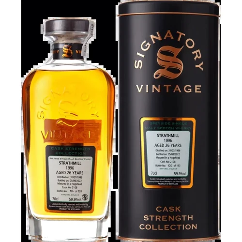 Віскі Signatory Strathmill Cask Strength 26yo 1996 0.7 л (BWW7186)