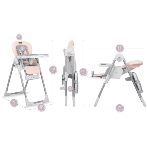 Стільчик для годування MoMi YUMTIS (колір - pink) фото 6