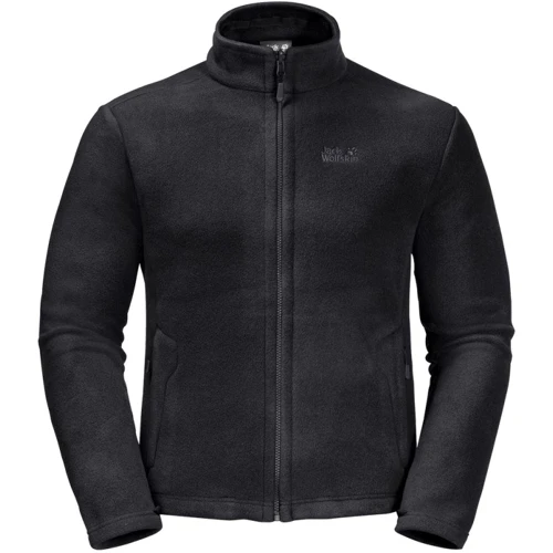 Толстовка Jack Wolfskin Moonrise Jacket Men 1702064-6000 48 черная на молнии