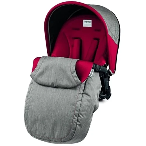 Коляска Peg-Perego прогулочная Book Plus Красный с серым Серое шасси (PACK04-00000000006): Ширина шасси 51 см