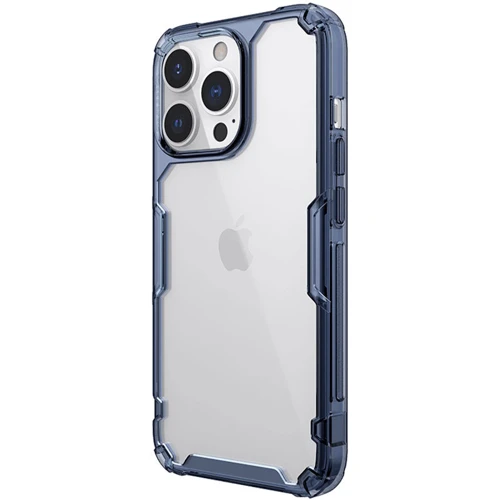 Чехол для iPhone Nillkin Nature Pro Series Blue/Clear for iPhone 15 Plus: Материалы Термополиуретан