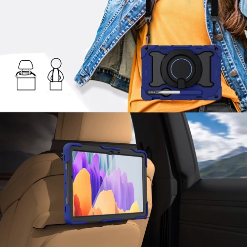 Аксесуар для планшетних ПК BeCover Shockproof Blue Samsung Galaxy Tab S9 X710/X716/X718 / Galaxy Tab S9 FE X510/X516 (710766) фото 7