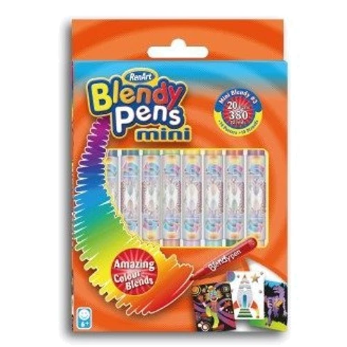 Bleendy pens Mini набор №3 (20 фл.+10 раскрасок+10 трафаретов) (MB3106): Производитель Bleendy