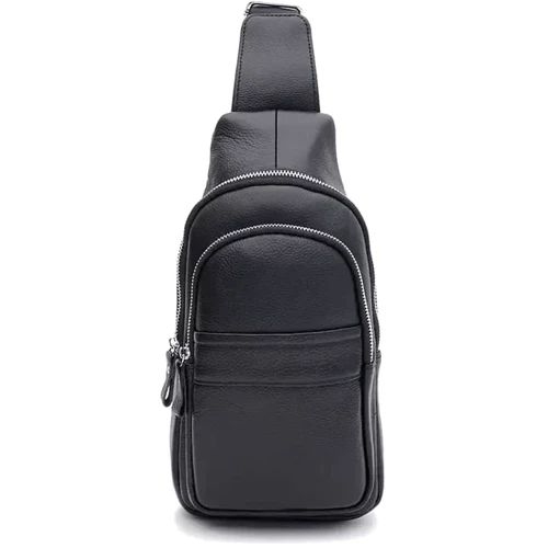 Мужская сумка-слинг Keizer черная (K16602bl-black)