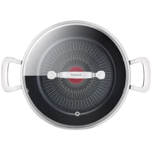 Tefal Unlimited 26 см с крышкой (G2557172): Тип сковороды Глубокая