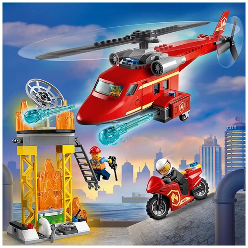 LEGO City Пожежний рятувальний вертоліт (60281) фото 6