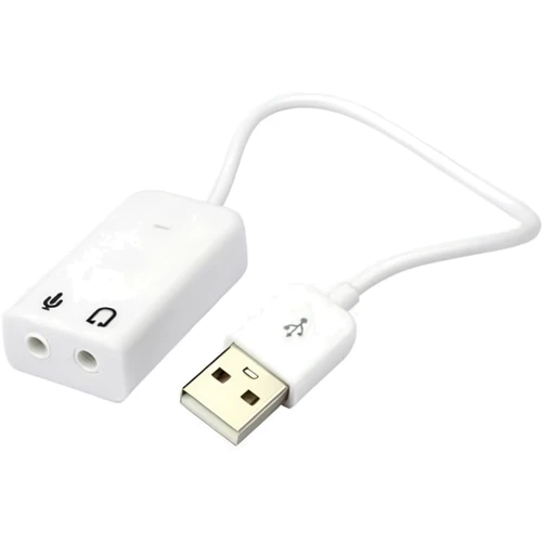 Virtual 7.1 Channel C-Media mini-jack 3.5 мм White (B00812): Тип зовнішня