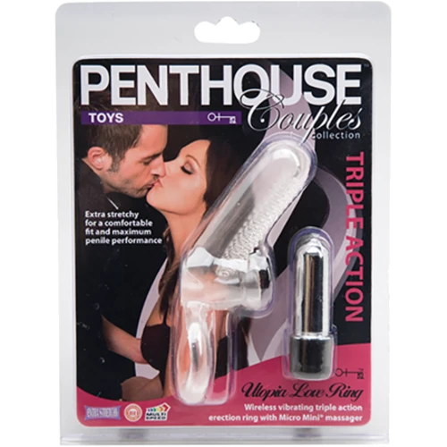 Эрекционные виброкольца Penthouse Utopia Love Ring Triple Action