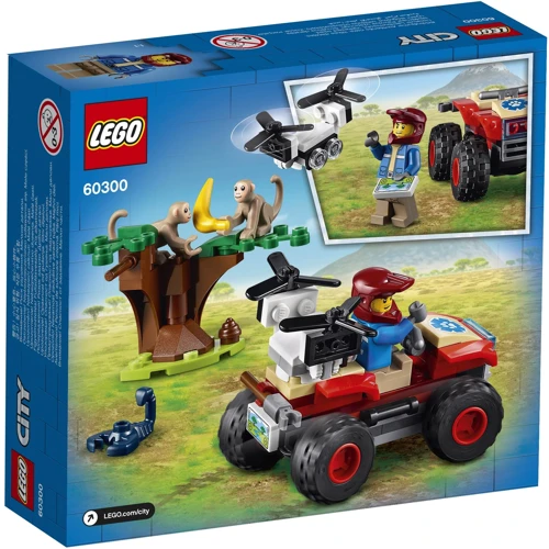 Конструктор LEGO City Рятувальний всюдихід для звірів (60300): Серія City