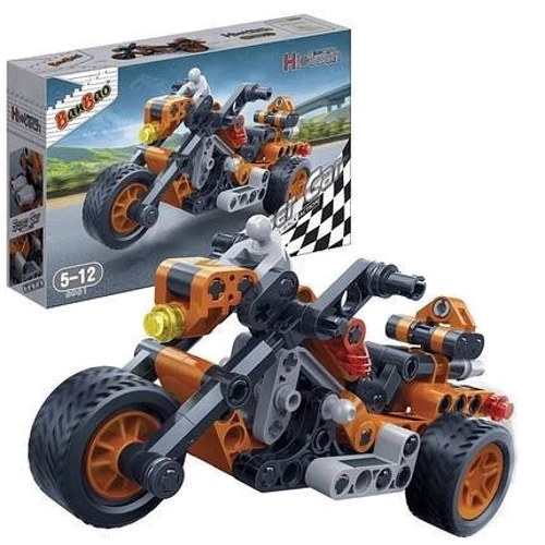 Конструктор BanBao Супер автомобиль Мотобайк 118 элементов (6961)