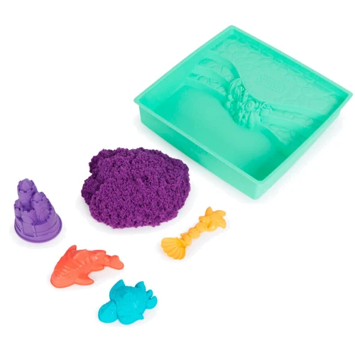 Набор песка для детского творчества Kinetic Sand V2 Замок из песка фиолетовый 454 г (71402): Производитель Kinetic Sand
