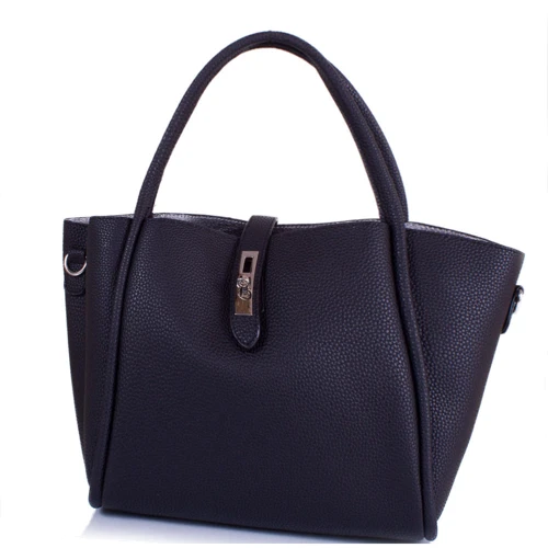 Женская сумка тоут Amelie Galanti черная (A981121-black): Материал Искусственная кожа