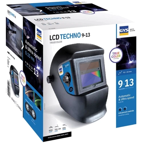 Маска сварочная GYS LCD Techno 9/13: Вес, кг 0.44