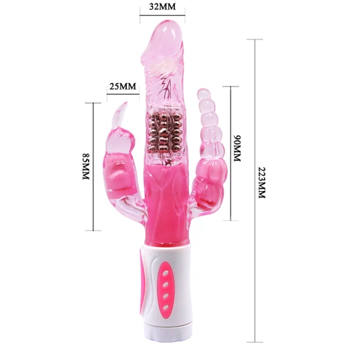 Вибратор Pretty Bunny Triple Pleasure Vibrator