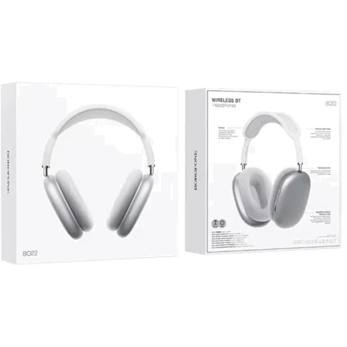 Наушники Borofone BO22 Elegant Silver: Тип крепления оголовные