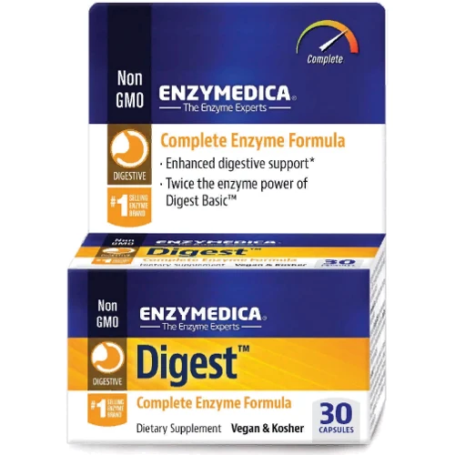 Enzymedica Digest Complete Enzyme Formula Полная формула энзимов 30 капсул