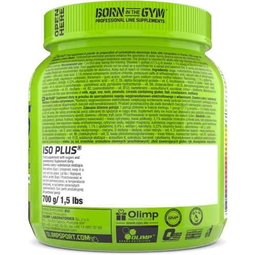 Изотоник Olimp Nutrition Iso Plus powder 700 g /40 servings/ Cola: Форма выпуска Порошок