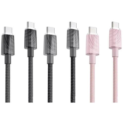 Кабель Proove Cable USB-C to USB-C Spectral 60W 1m Black (CCSP60002201): Длина 1 м