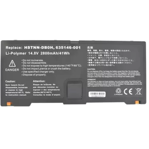 Батарея для ноутбука HP Compaq HSTNN-DB0H ProBook 5330M 14.8V Black 2800mAh OEM