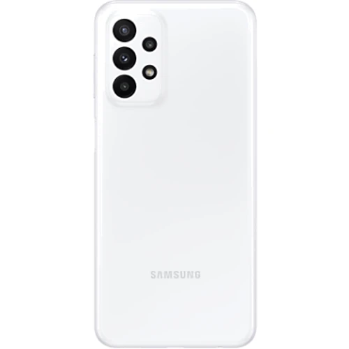 Смартфон Samsung Galaxy A23 4/64Gb Awesome White A235F: Камера Четверная 50 MP, f/1.8 + 5 MP, f/2.2 + 2 MP, f/2.4 + 2 MP, f/2.4 / LED flash / Фронтальная 8 MP, f/2.2