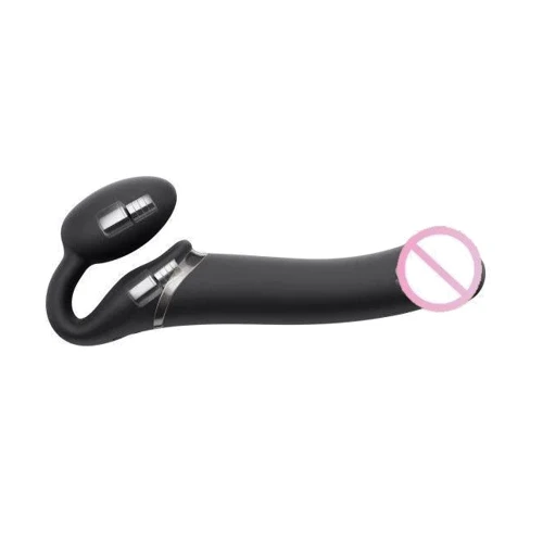 Безремневой страпон Strap-On-Me VIBRATING Black M
