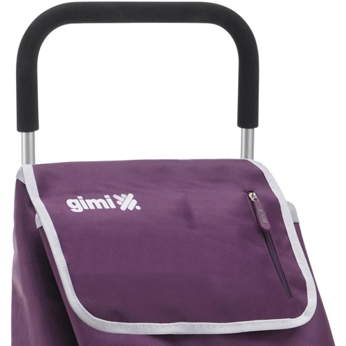 Сумка-тележка Gimi Twin 56 Plum: Цвет фиолетовый