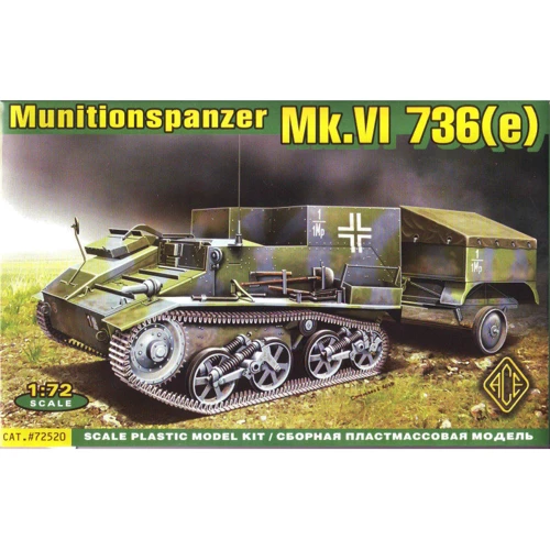 Модель Ace Перевозчик боеприпасов на шасси Mk.VI 736(e) (ACE72520)