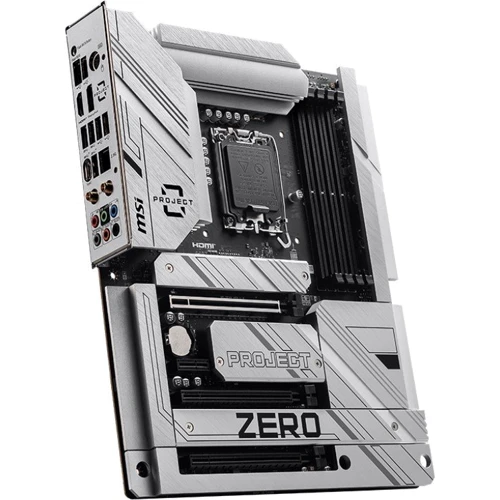 MSI Z790 PROJECT ZERO: Разъемы на плате USB 3.2 Gen 2, USB 3.2 Gen 1, USB 2.0, SATA 3.0, M.2, PCI Express x1