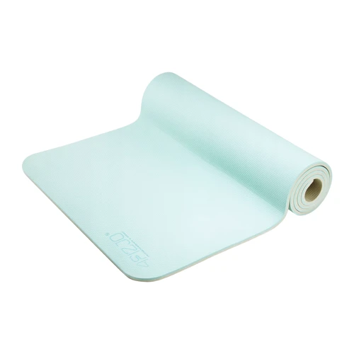 Килимок для фітнесу 4FIZJO TPE 180 x 60 x 0.6 см для йоги та фітнесу 4FJ0374 Mint/Grey