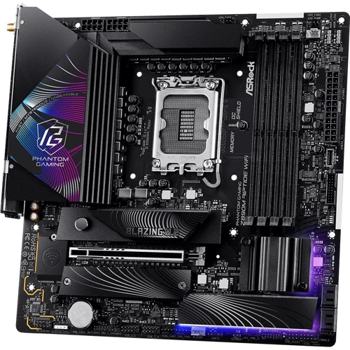 ASRock Z890M RIPTIDE WIFI: Дополнительно Адаптер Wi-Fi, Радиатор на VRM, Поддержка RAID, Поддержка UEFI