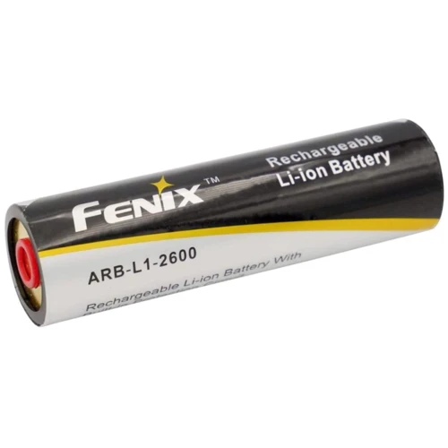 Аксессуар для фонарей Аккумулятор Fenix для UC40 RC10 RC15 2600 mAh вставляетсялюбой строной (ARB-L1-2600)