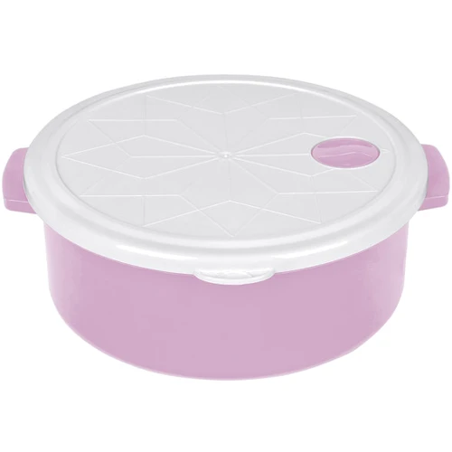 Емкость для хранения BAGER L White/Lilac круглая 2.7 л (BG-420 L)