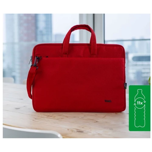 Сумка для ноутбуков Trust 15.6-16" Bologna Eco Red (24449) фото 9