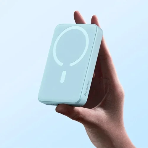 Внешний аккумулятор Baseus Power Bank 10000mAh Mini Magnetic Wireless 20W Blue (PPCX110103) фото 9