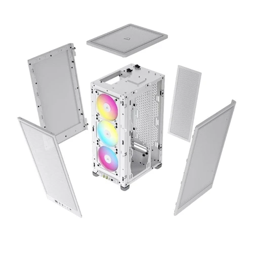 Корпус Corsair iCUE 2000D RGB AIRFLOW White (CC-9011247-WW) фото 8