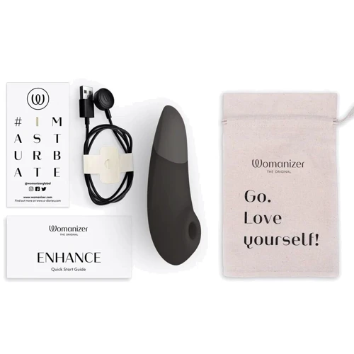 Вакуумный клиторальный стимулятор Womanizer Enhance Black