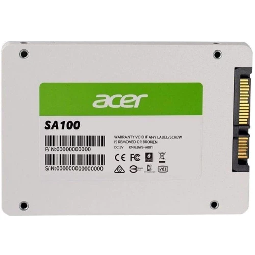 Acer SA100 120GB 2.5" SATA 3D NAND TLC (SA100-120GB): Тип накопителя внутренний